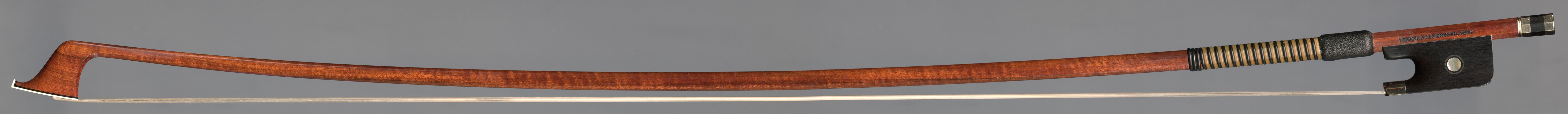 THOMAS M. GERBETH, WIEN – Modell Voirin, goldmontiert, Ebenholzfrosch, geteiltes Beinchen, runde Stange (Beispielfoto).